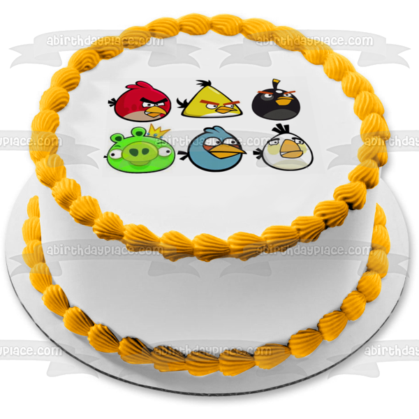 Crazy Cool Angry Birds Cake