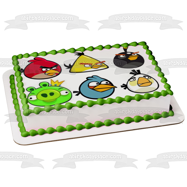 Angry Birds Red Chuck Bomb the Blues Matilda Edible Cake Topper Image ABPID04737