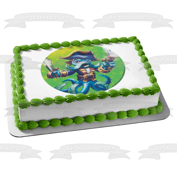 Imagen de adorno comestible para tarta Skylanders Swap Force Wash Buckler ABPID04841 