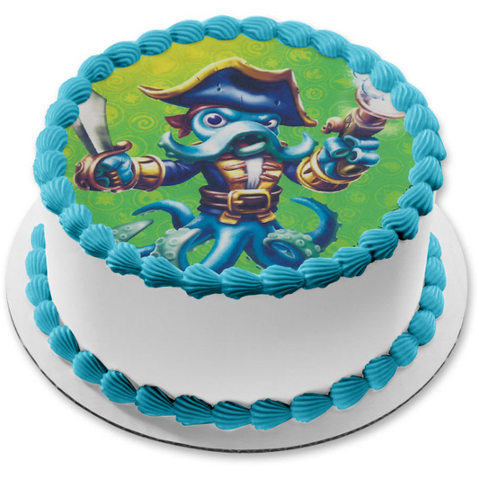 Skylanders Swap Force Wash Buckler Edible Cake Topper Image ABPID04841