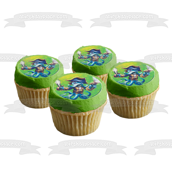 Imagen de adorno comestible para tarta Skylanders Swap Force Wash Buckler ABPID04841 