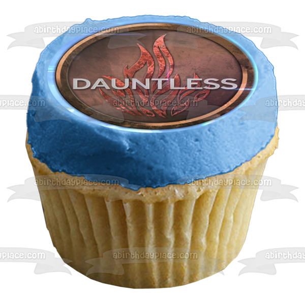 Imagen comestible para decoración de tarta con el logotipo de Divergent Dauntless Sky ABPID04874 