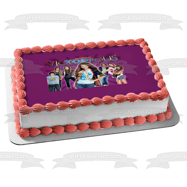 Victorious 4 Tori Vega Jade West Beck Oliver y Cat Valentine Imagen comestible para decoración de tarta ABPID07026 