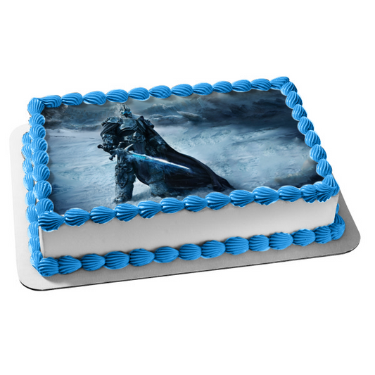 Imagen comestible para tarta de World of Warcraft 5k Montañas del Rey Exánime ABPID07112 