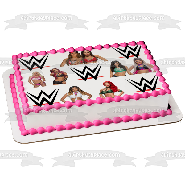 WWE World Wrestling Entertainment Luchadoras femeninas Alexa Bliss Tiras de imágenes comestibles para decoración de tartas ABPID06823 