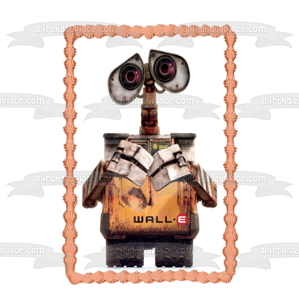 Wall-E y un fondo blanco Imagen comestible para decoración de tarta ABPID07299 