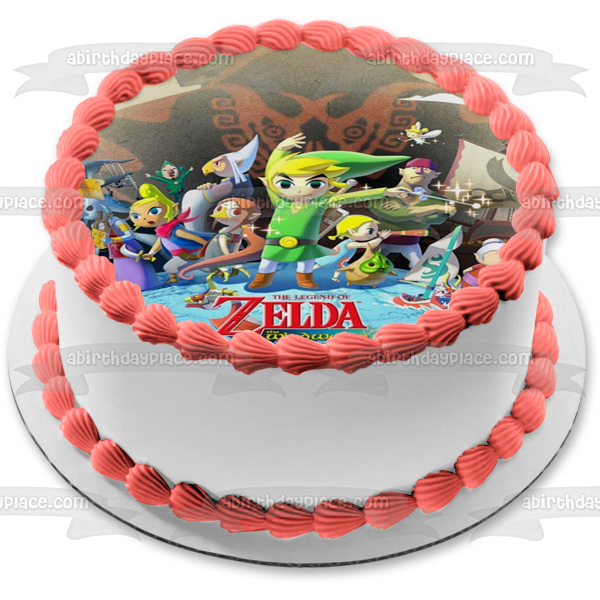 Zelda Wind Waker 4 Link Beele Fado Fishmen Gonzo and Laruto Edible Cake Topper Image ABPID07340