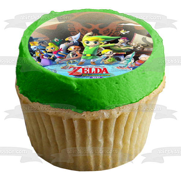 Zelda Wind Waker 4 Link Beele Fado Fishmen Gonzo and Laruto Edible Cake Topper Image ABPID07340