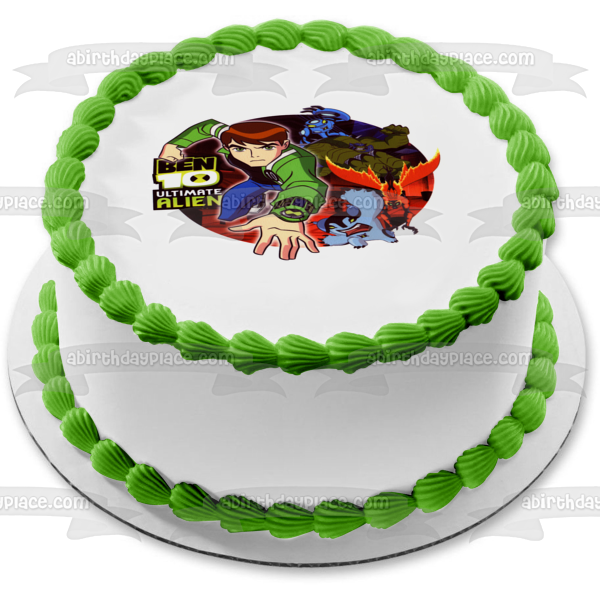 Imagen comestible para decoración de tarta de Ben 10 Ultimatrix Aliens ABPID07617 