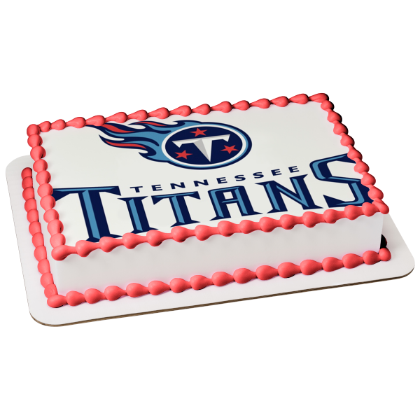 The Tennessee Titans Logo NFL National Football League Edible Cake Topper Image ABPID07665