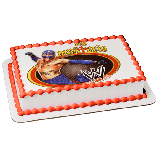 WWE World Wrestling Entertainment Rey Mysterio Edible Cake Topper Image ABPID07487