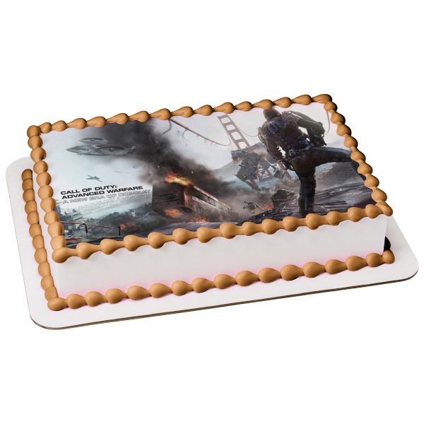 Call of Duty Advanced Warfare una nueva era de combate Jack Mitchell imagen comestible para decoración de tarta ABPID07672 