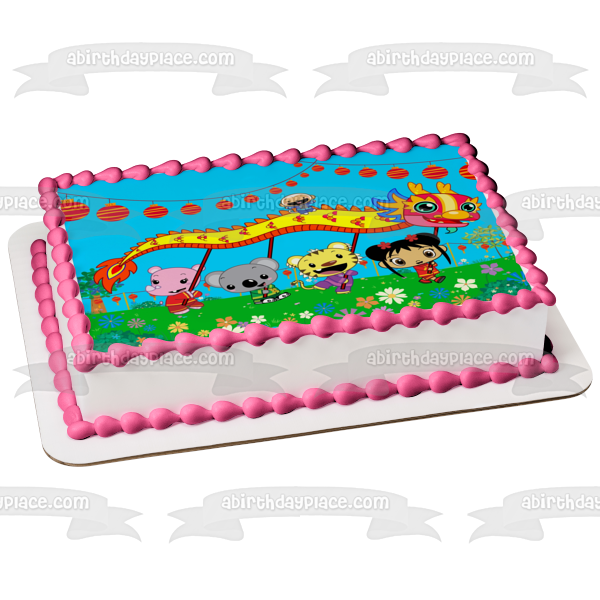 Ni Hao, Kai-Lan Rintoo Tolee Lulu and Hoho Edible Cake Topper Image ABPID07490