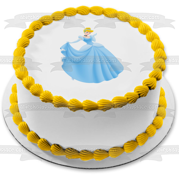Whimsical Practicality's Cinderella Edible Icing Image Cake Topper-1/4  Sheet or Larger - Walmart.com