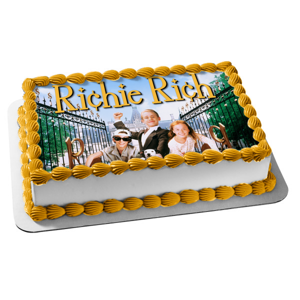 Richie Rich Movie and a Mansion Edible Cake Topper Image ABPID07545