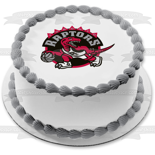 Toronto Raptors NBA Basketball Logo Edible Cake Topper Image ABPID07593