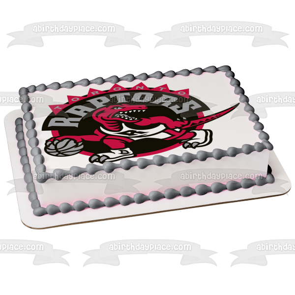 Toronto Raptors NBA Basketball Logo Edible Cake Topper Image ABPID07593