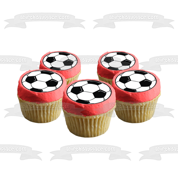 Imagen comestible para decoración de tarta de balón de fútbol ABPID07757 