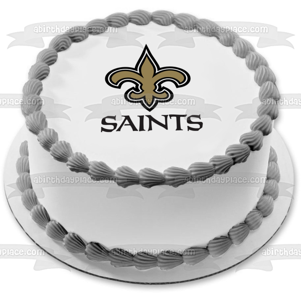 Imagen comestible para tarta con logotipo de los New Orleans Saints de la NFL ABPID07760 