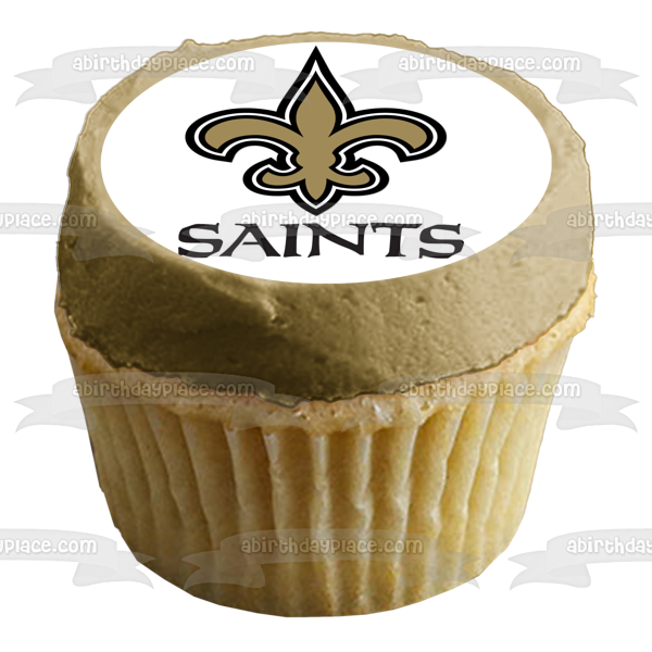 Imagen comestible para tarta con logotipo de los New Orleans Saints de la NFL ABPID07760 