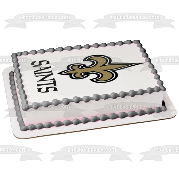 Imagen comestible para tarta con logotipo de los New Orleans Saints de la NFL ABPID07760 