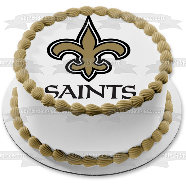 Imagen comestible para tarta con logotipo de los New Orleans Saints de la NFL ABPID07760 