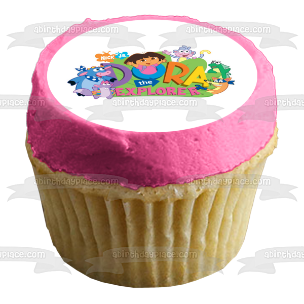 Dora la Exploradora Botas Swiper Tico Benny Isa Imagen comestible para decoración de tarta ABPID07798 