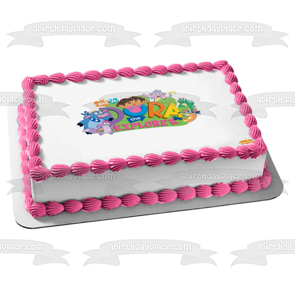 Dora la Exploradora Botas Swiper Tico Benny Isa Imagen comestible para decoración de tarta ABPID07798 