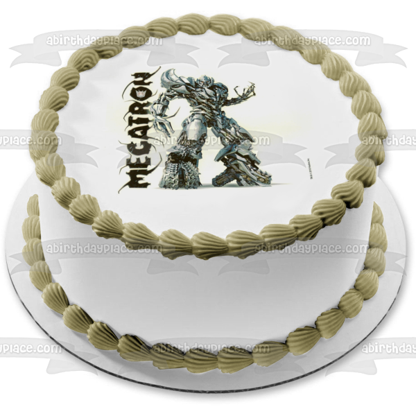 Transformers Megatron Autobot Edible Cake Topper Image ABPID07810