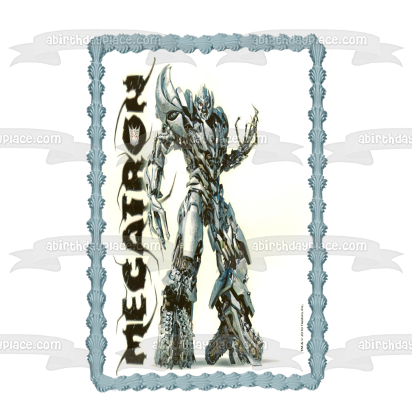 Transformers Megatron Autobot Edible Cake Topper Image ABPID07810