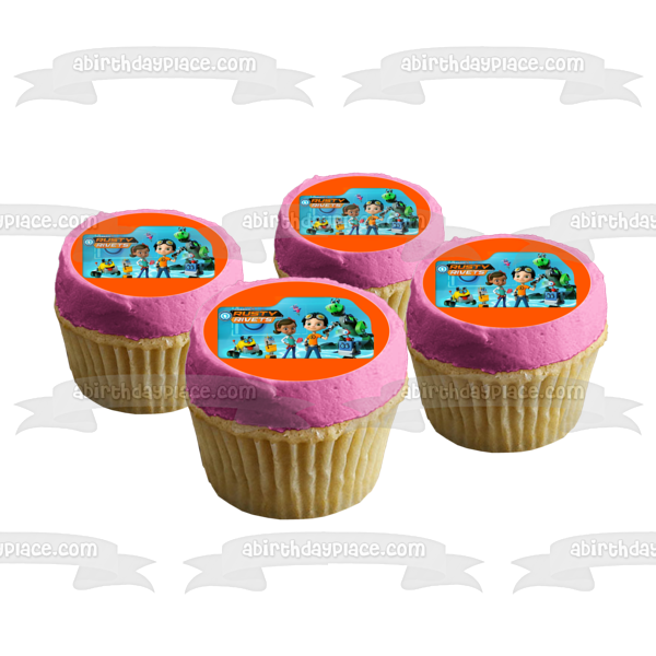 Rusty Rivets Whirly Ruby Ramirez Botasaur y Crush Imagen comestible para decoración de tarta ABPID08099 