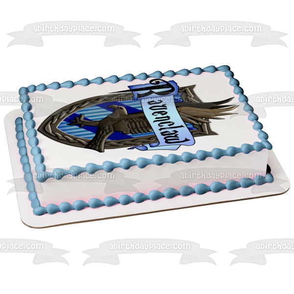 Imagen comestible para decoración de tarta con escudo de Ravenclaw de Harry Potter ABPID08134 