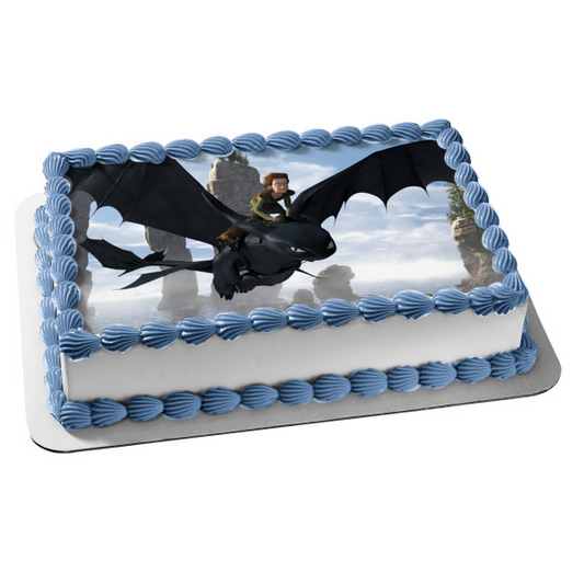 Cómo entrenar a tu dragón Hipo desdentado adorno comestible para tarta imagen ABPID08441 