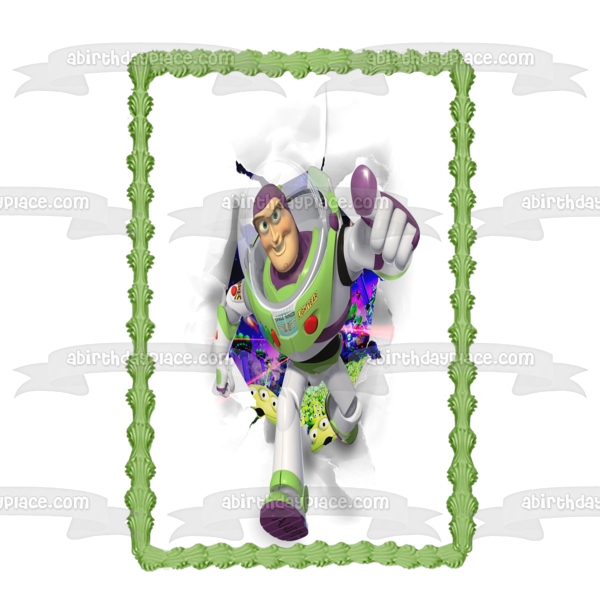 Toy Story Buzz Lightyear Space Ranger - Decoración comestible para tarta, imagen ABPID08447 