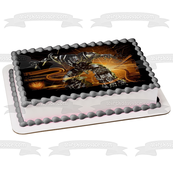 Transformers Hasbro Megatron Autobot Edible Cake Topper Image ABPID08466