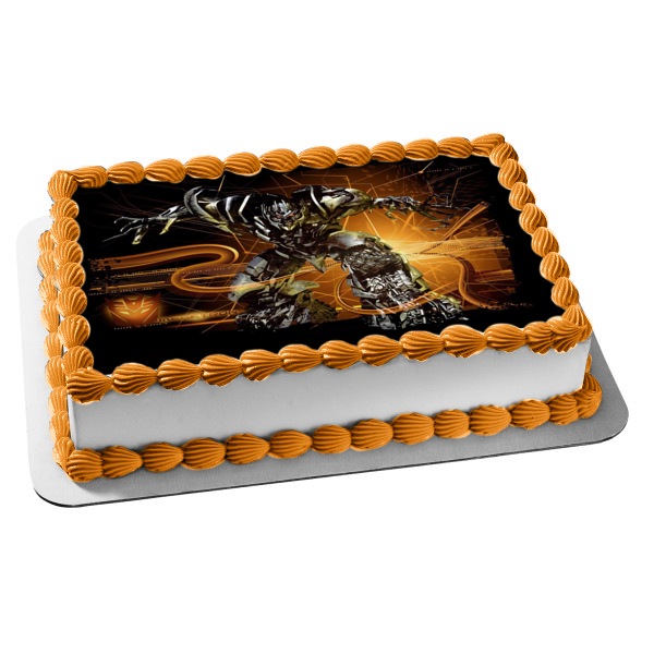 Transformers Hasbro Megatron Autobot Edible Cake Topper Image ABPID08466