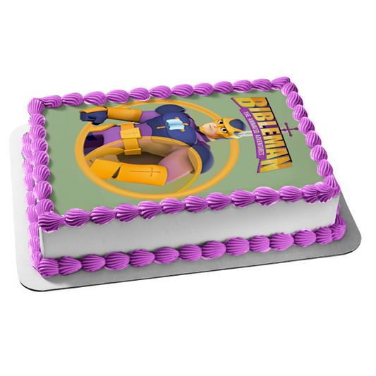 Bibleman the Animated Adventures Edible Cake Topper Image ABPID53773