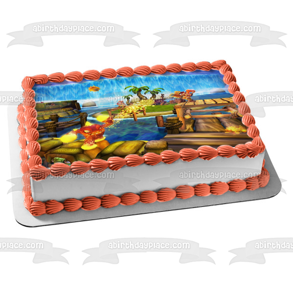 Skylanders Litghtcore Eruptor Cascada Decoración comestible para tarta Imagen ABPID08471 