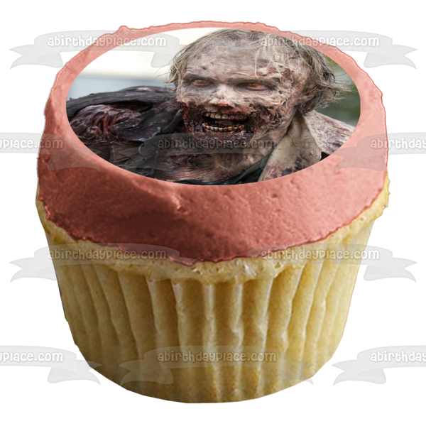 Imagen comestible para decoración de tarta zombi de The Walking Dead ABPID08261 