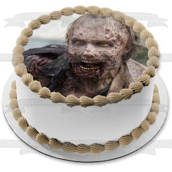 Imagen comestible para decoración de tarta zombi de The Walking Dead ABPID08261 