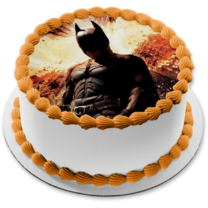 DC Comics Batman Buildiings Falling Edible Cake Topper Image ABPID08279