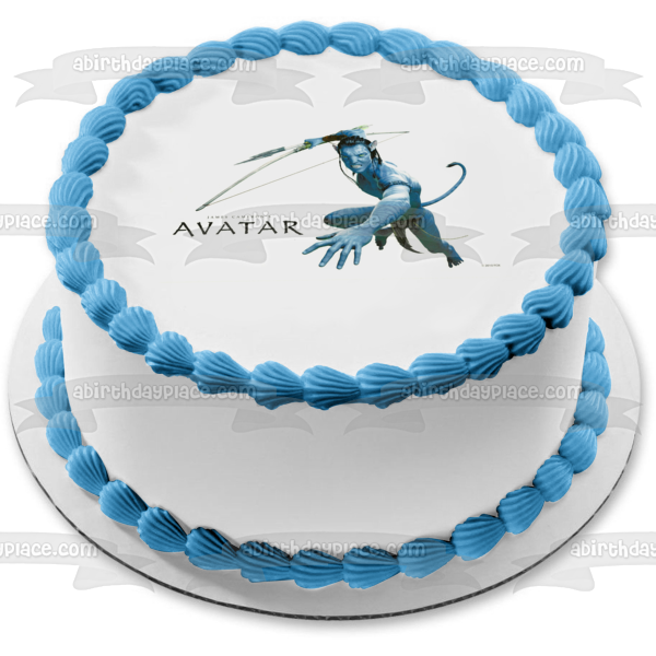 Avatar Jake Sully Bow and Arrow Edible Cake Topper Image ABPID08284