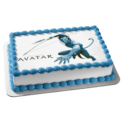 Avatar Jake Sully Bow and Arrow Edible Cake Topper Image ABPID08284