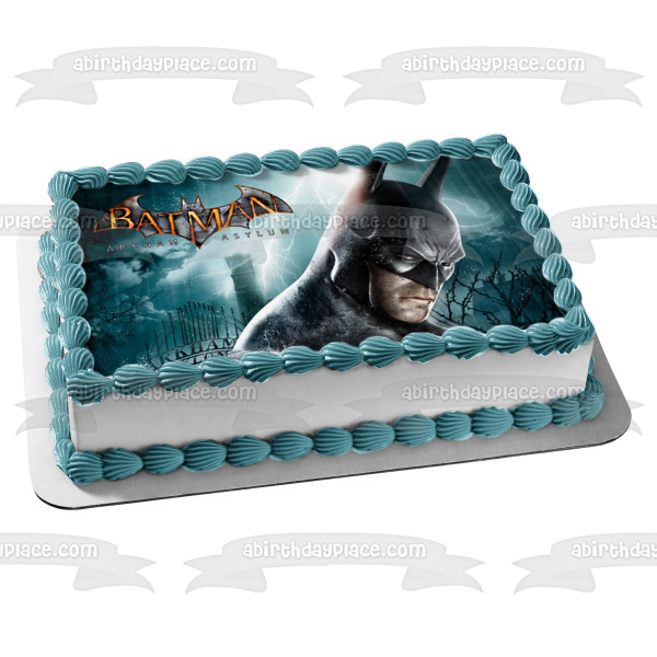 Batman Arkhav Asylum - Decoración comestible para tartas, imagen ABPID08553 