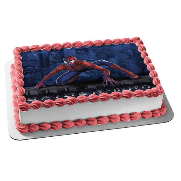 Imagen comestible para decoración de tarta de Marvel, el asombroso Hombre Araña, ABPID08305 