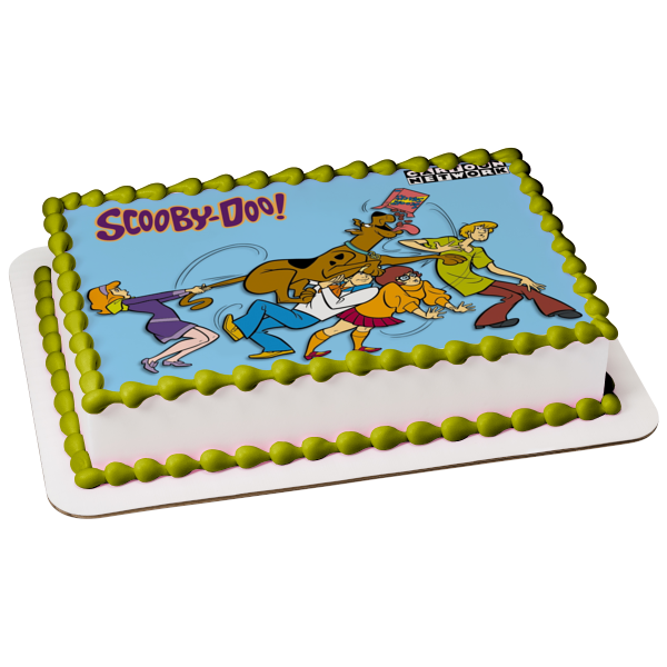 Scooby-Doo Shaggy Velma Fred Daphne Scooby Snacks Edible Cake Topper Image ABPID08341