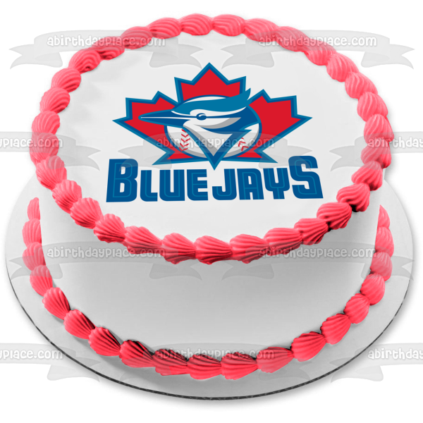 Toronto Blue Jays Logo MLB Major League Baseball Equipo de béisbol canadiense Imagen comestible para tarta ABPID08350 