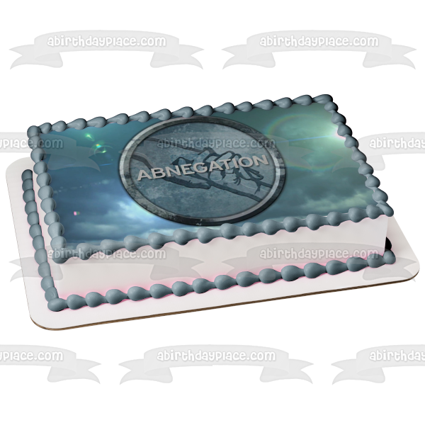 Divergent Abnegation Emblem Hands Holding Edible Cake Topper Image ABPID08834