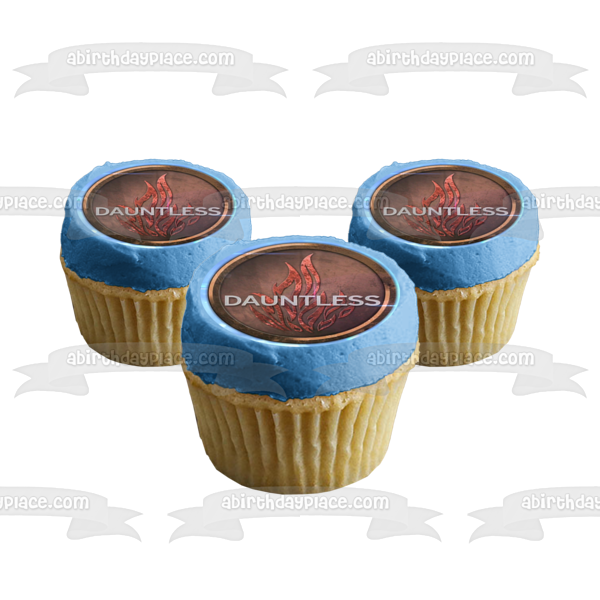 Emblema divergente de Dauntless, decoración comestible para tarta, imagen ABPID09002 