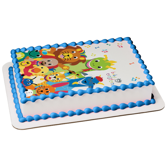 Imagen comestible para tarta con pincel musical de animales de Baby Einstein ABPID09049 